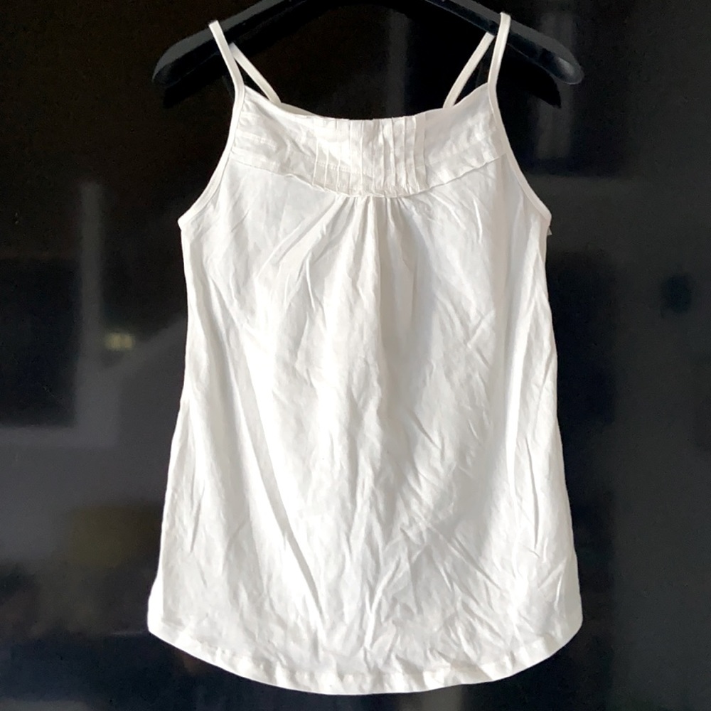 WHITE CAMISOLE TANK TOP